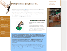 Tablet Screenshot of dkm-solutions.com